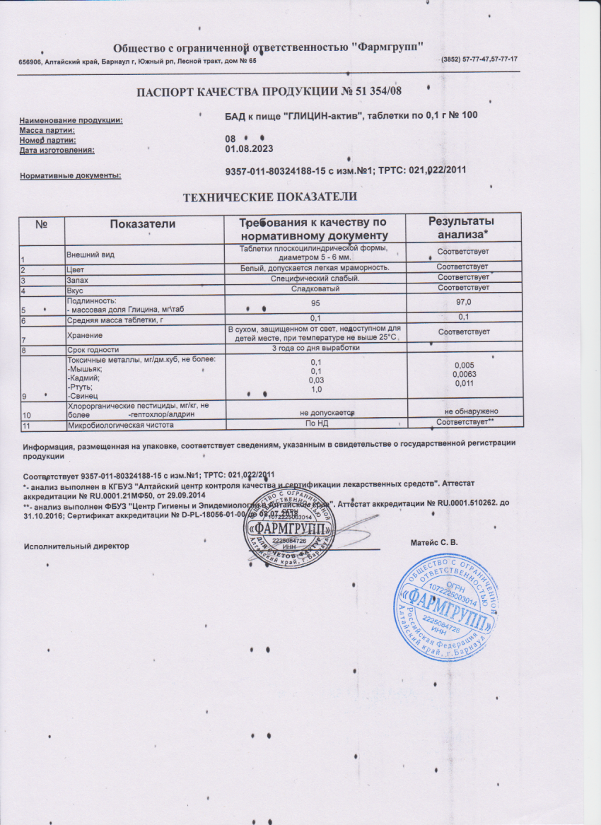 Паспорт №082023